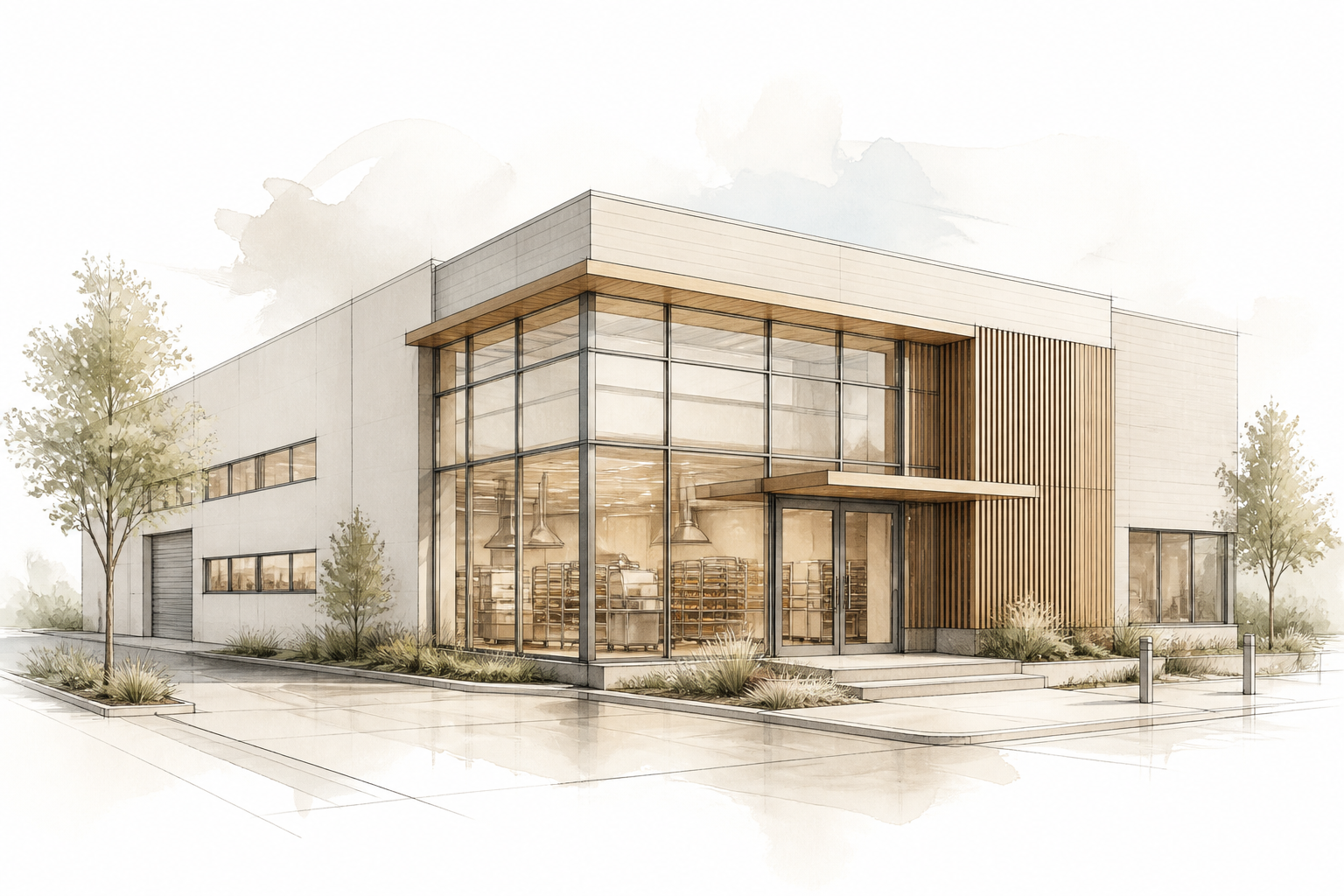 Craft Bakery Network with Central Production Facility Financial Model