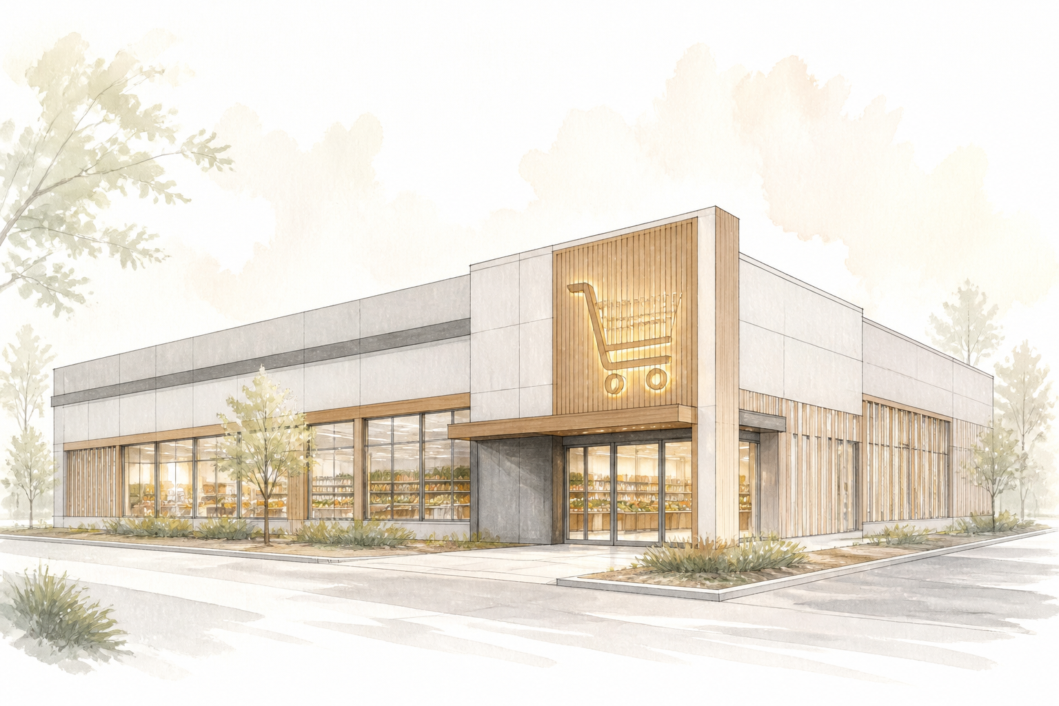 Hard Discount Grocery Store Financial Model