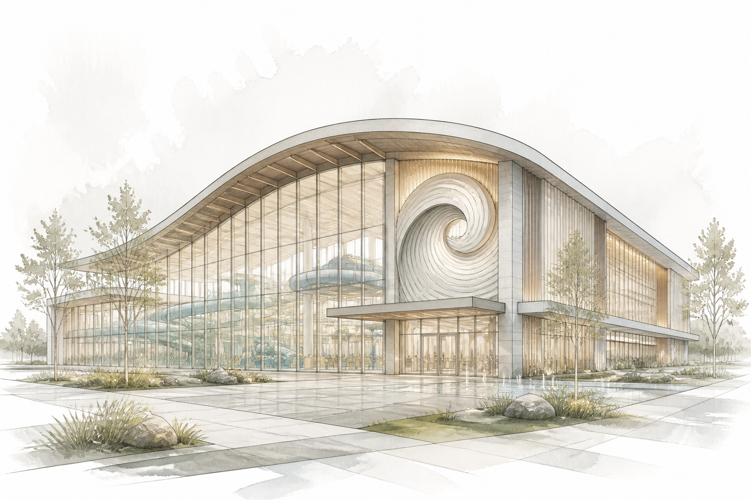 Indoor Year-round Water Park Financial Model